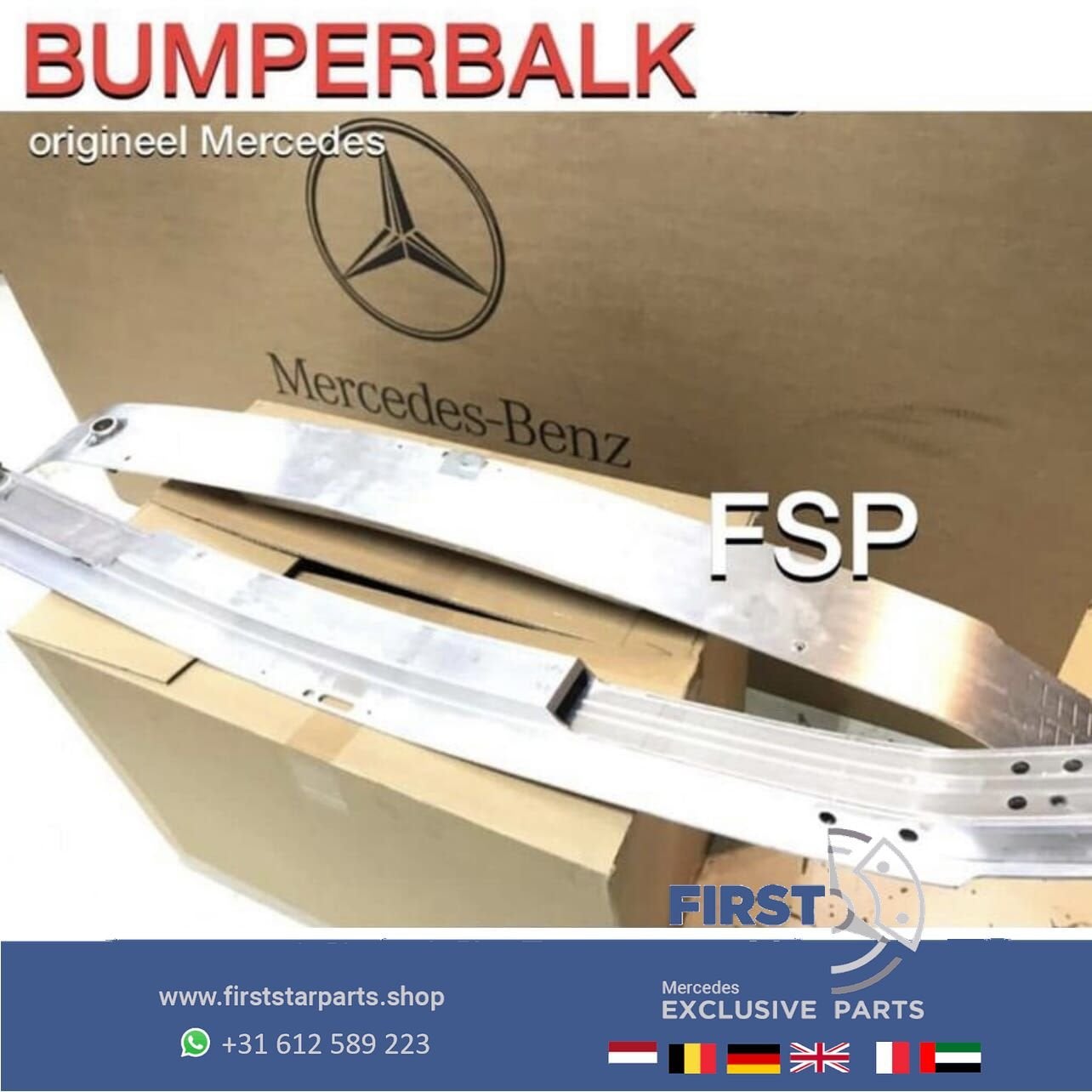 A1776202800 W118 CLA BUMPER BALK Mercedes CLA Klasse 2018-20, Utilisé, -, Avant, -