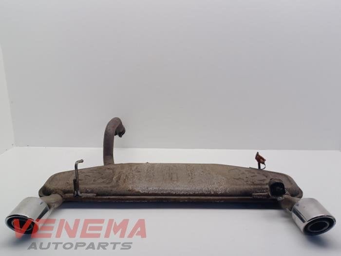 Echappement silencieux arrière d'un Fiat 500 Abarth, -, 3 mois de garantie, Utilisé, -