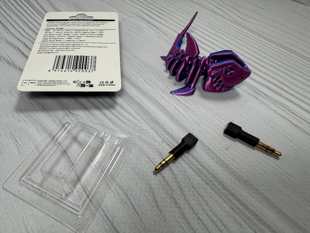 Adapter 0.78 female naar 3.5, TV, Hi-fi & Vidéo, Enlèvement, Neuf, Moins de 2 mètres, Autres câbles