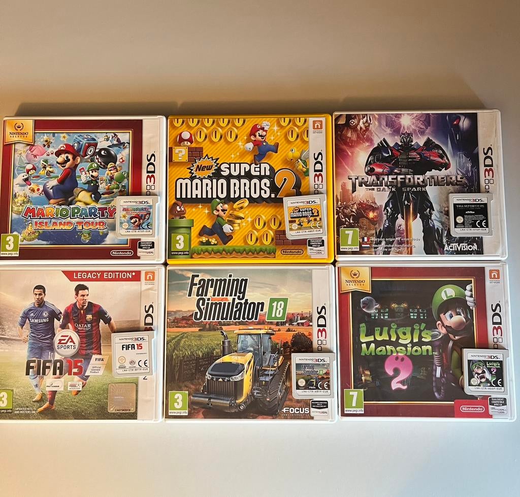 Lot jeux 3 ds, Enlèvement, Comme neuf