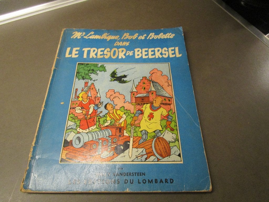 Le trésor de Beersel - SC - 1955 - 1ère édition, Willy vandersteen, Enlèvement ou Envoi, Une BD, Utilisé