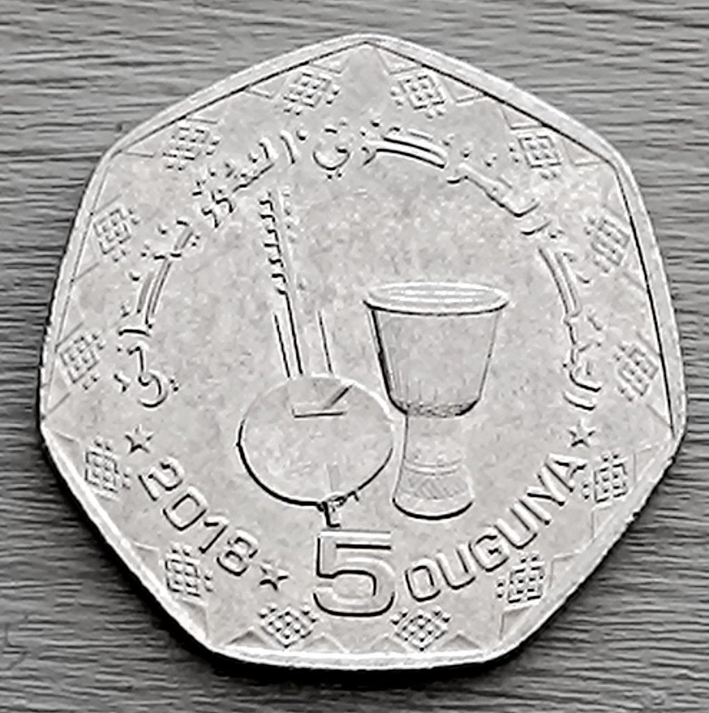 munt Mauritanie 5 ouguia 2018, Timbres & Monnaies, Monnaies | Afrique, Enlèvement ou Envoi