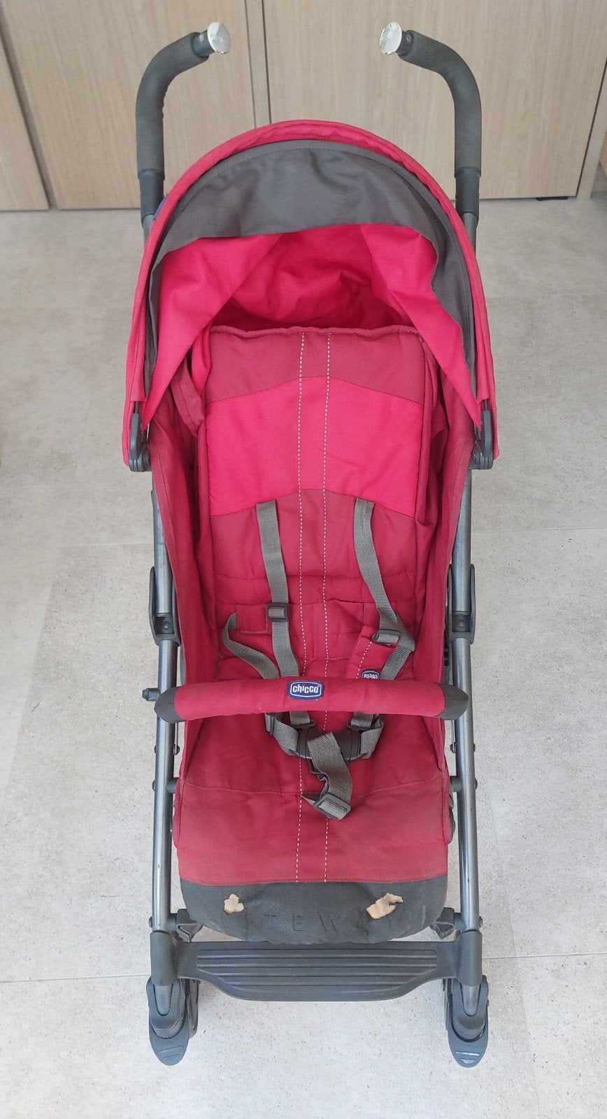 Buggy CHICCO rouge, Enlèvement