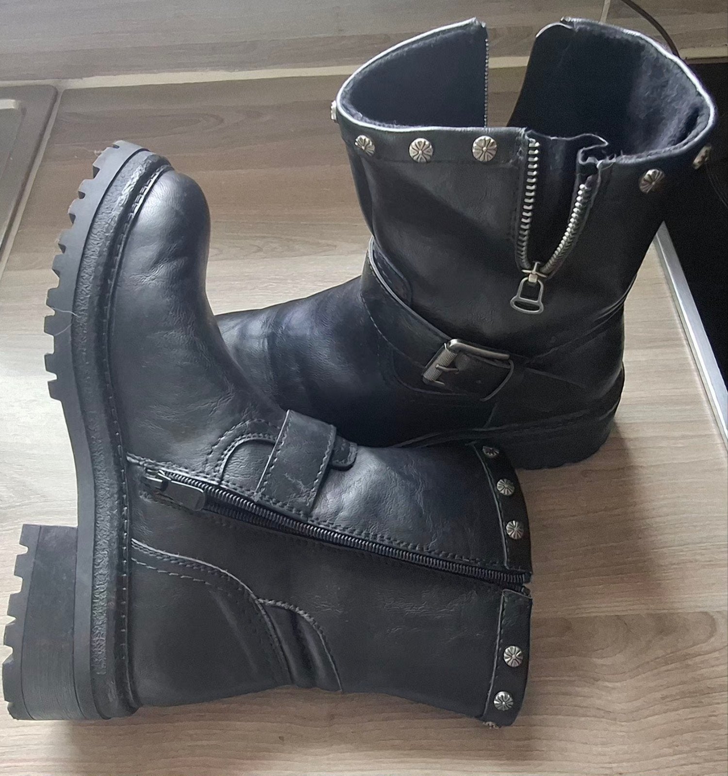 Dameslaars, Zwart, Lage of Enkellaarzen, Nieuw, Ophalen of Verzenden
