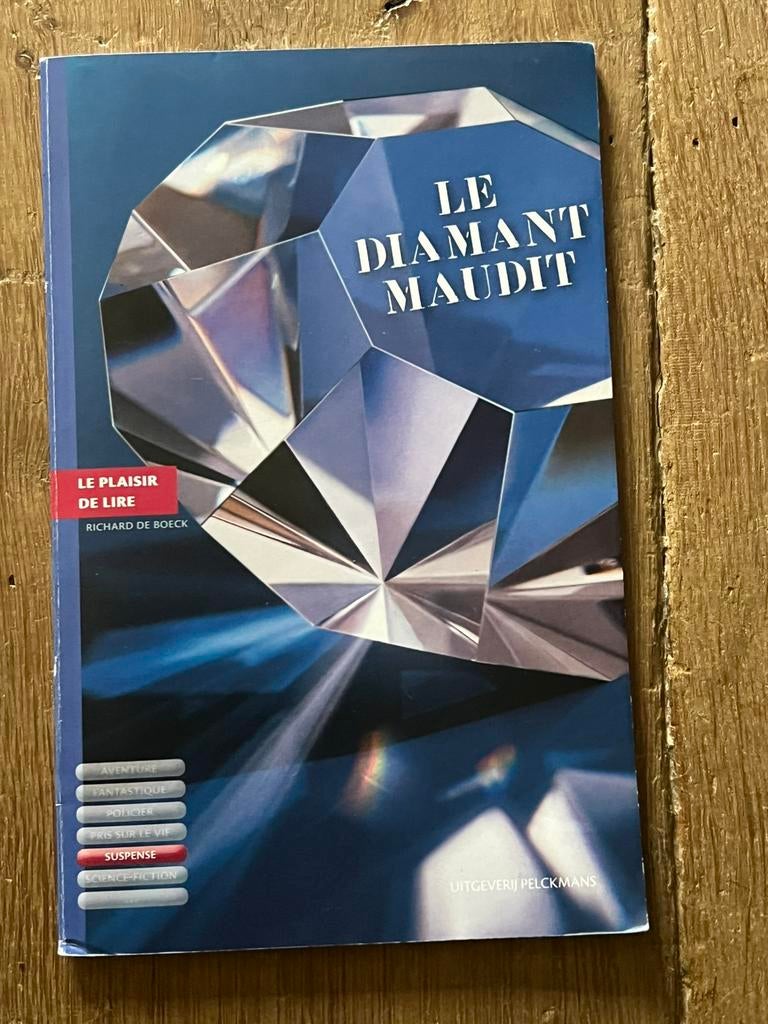 Le diamant maudit, Boeken, Ophalen, Zo goed als nieuw, ASO, Frans