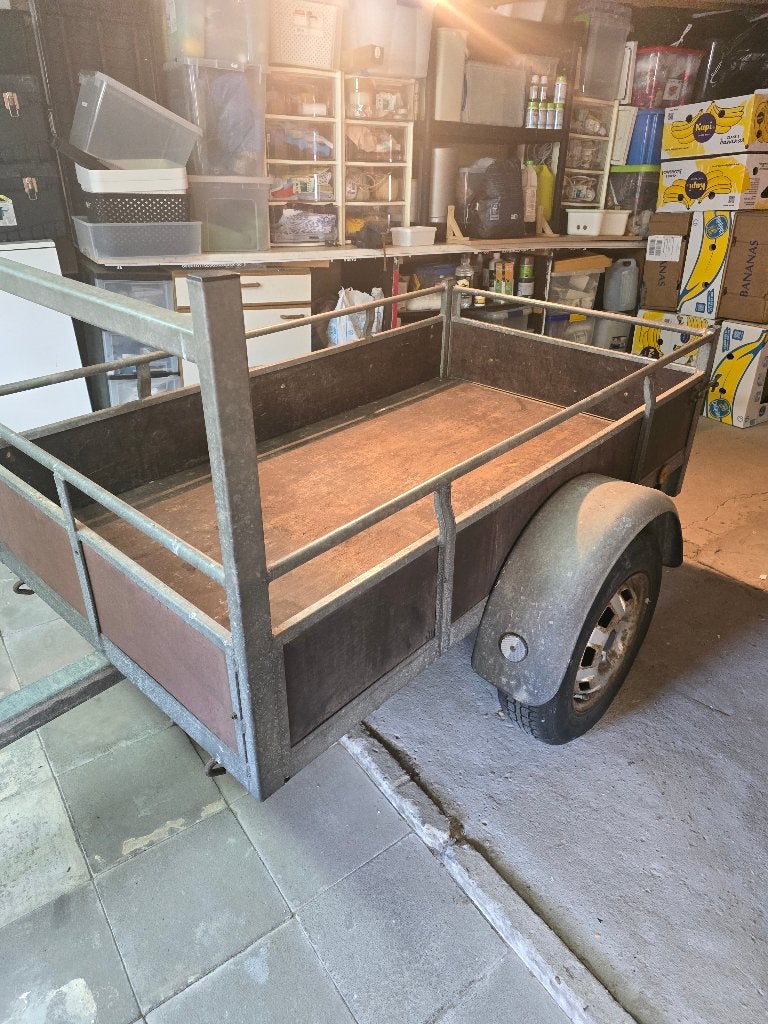 aanhangwagen, Ophalen, Gebruikt