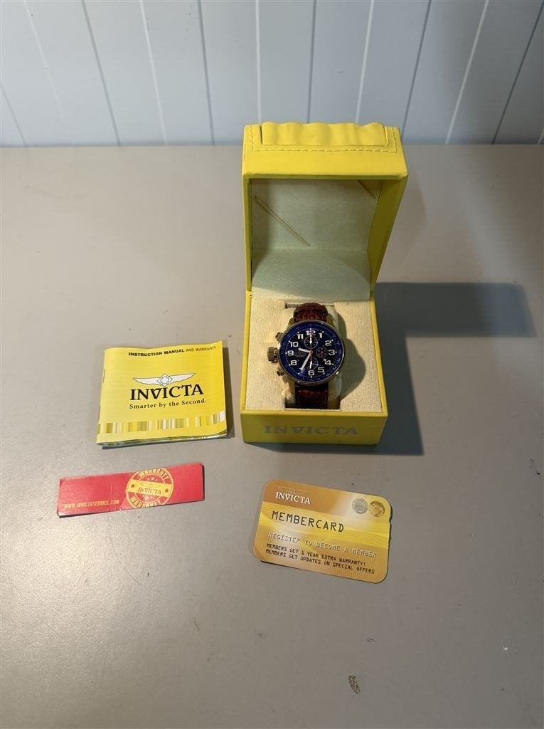Invicta I-Force Lefty 3329 horloge, Bijoux, Sacs & Beauté, Bracelets, Enlèvement ou Envoi, Comme neuf