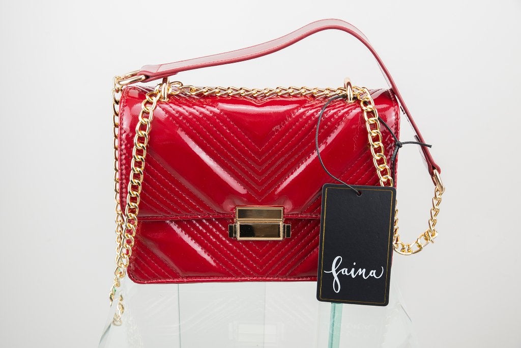 sac à main Faina, Bijoux, Sacs & Beauté, Sacs | Sacs Femme, Enlèvement ou Envoi, Neuf, Rouge, Sac à main