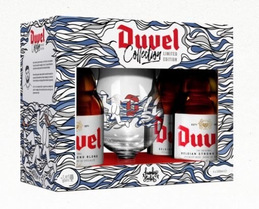 Duvel giftbox 'Franky Sticks', Collections, Enlèvement ou Envoi, Verre à bière