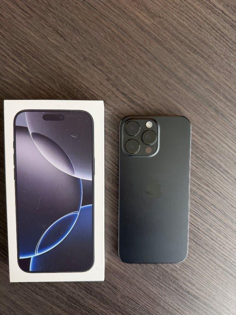 Iphone 16 PRO MAX 256GB, Telecommunicatie, Zwart, IPhone 16 Pro Max, Zo goed als nieuw, Zonder abonnement