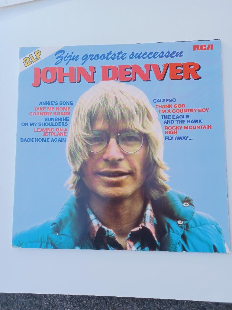 John Denver - Zijn Grootste Successen (2LP), Double LP, Enlèvement, Utilisé