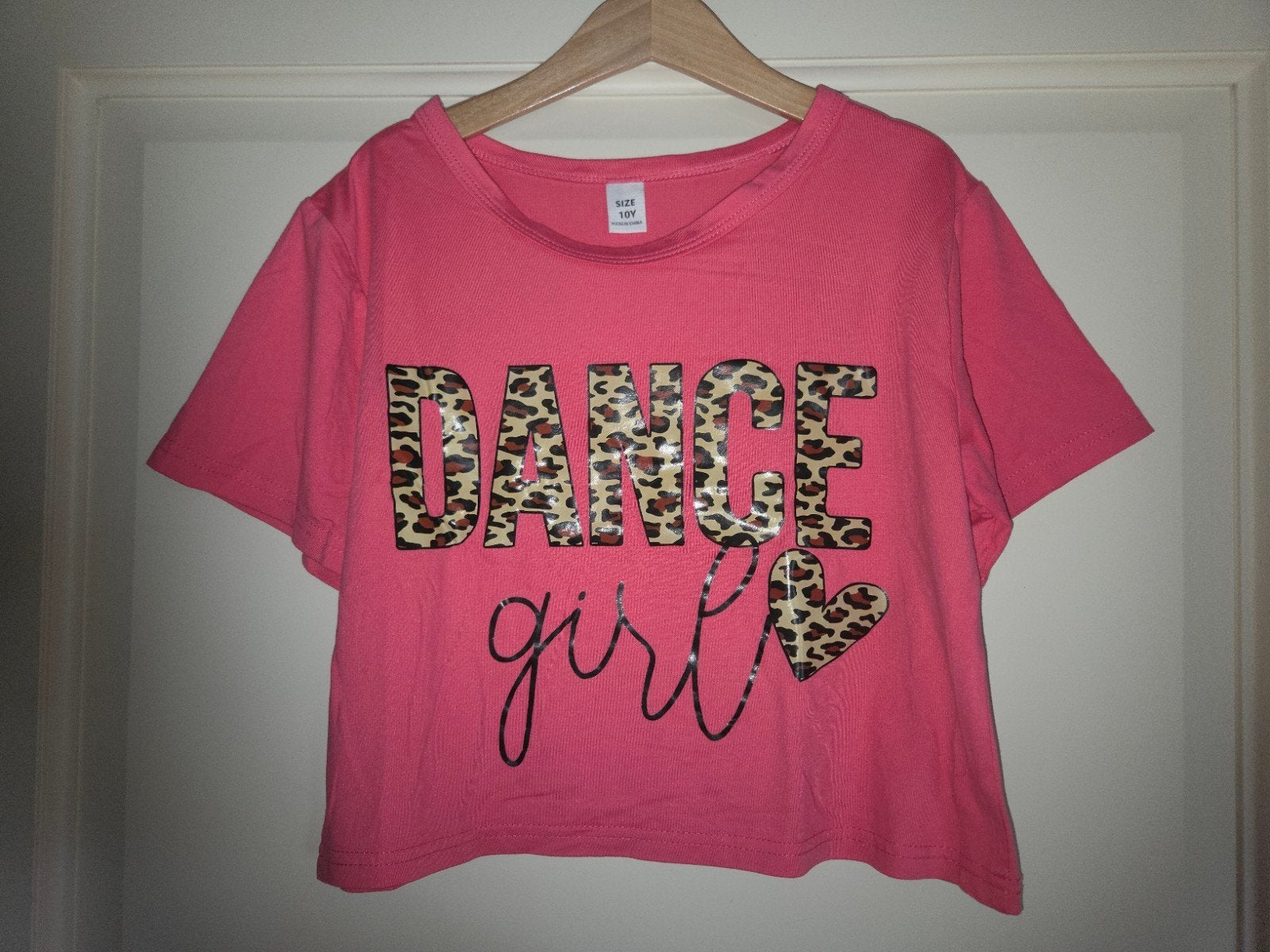 cropped T-shirt 10 jaar, Kinderen en Baby's, Kinderkleding | Maat 140, Ophalen, Zo goed als nieuw, Meisje, Shirt of Longsleeve