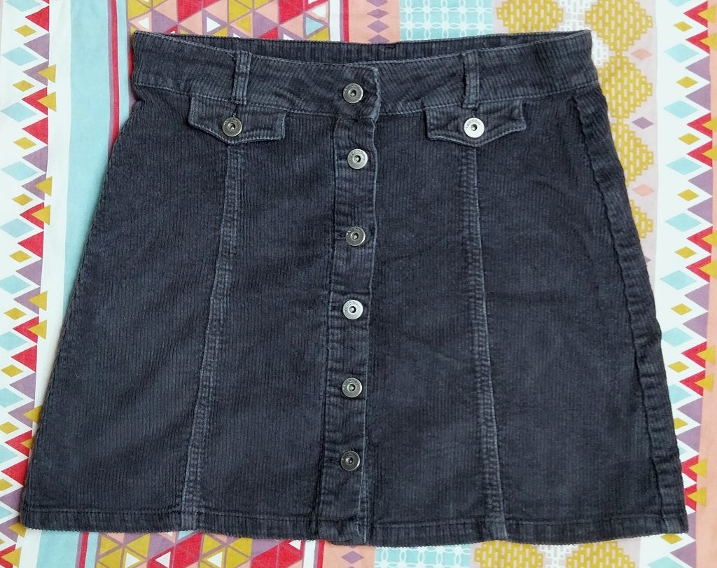 Trendy ribfluwelen rok – maat 40, Kleding | Dames, Maat 38/40 (M), Zwart, Bel & Bo, Ophalen of Verzenden