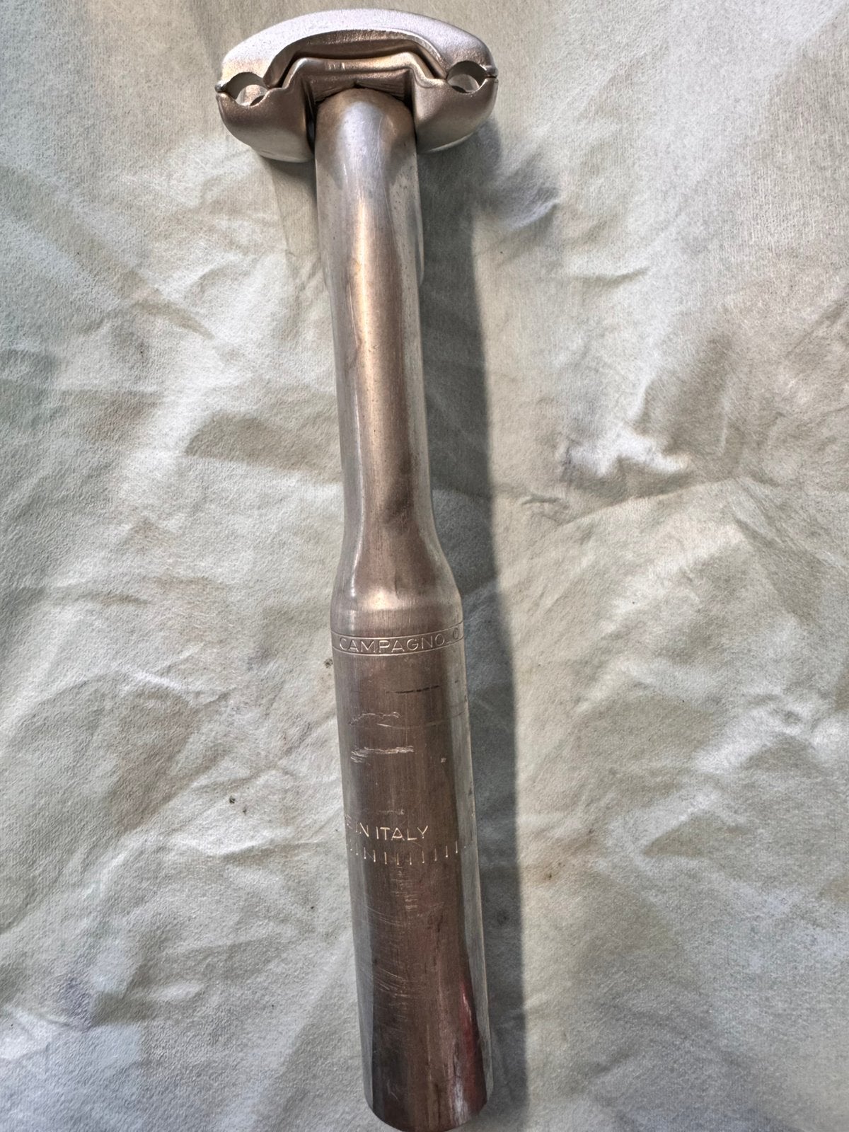 Campagnolo zadelpen 27mm, Fietsen en Brommers, Ophalen of Verzenden, Zo goed als nieuw
