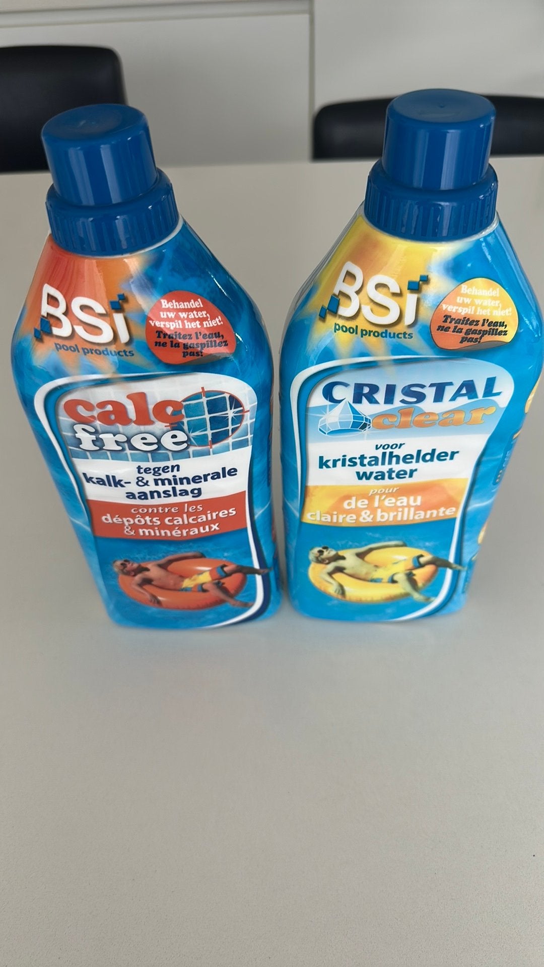Producten voor zwembad, Ophalen