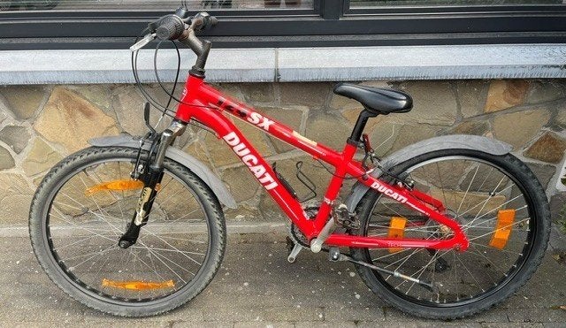 MTB Ducati 24 inch, Ophalen, Velgrem, Versnellingen, Ducati
