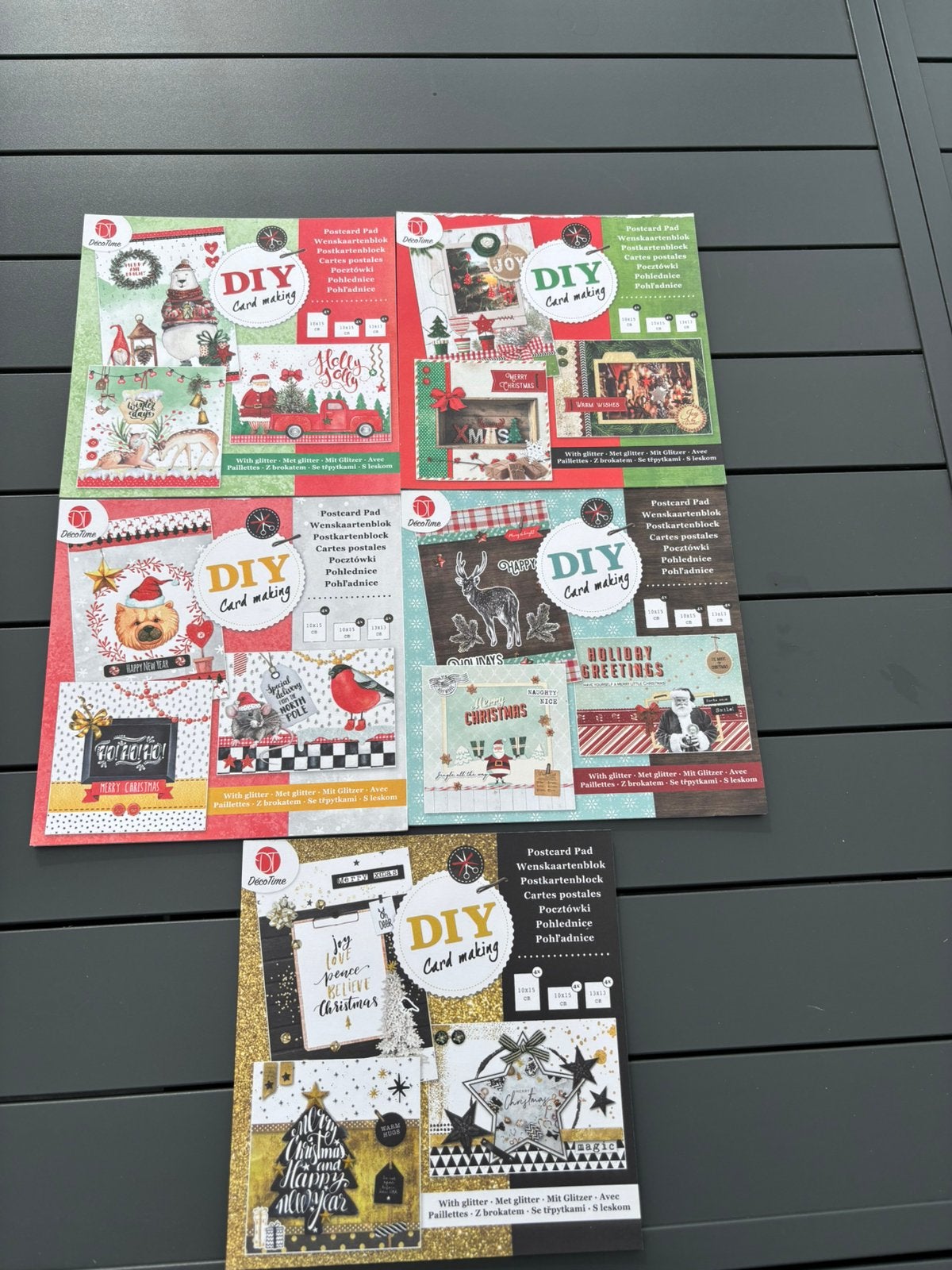 5 kits cartes postales Scrapbooking Action, Enlèvement ou Envoi, Neuf
