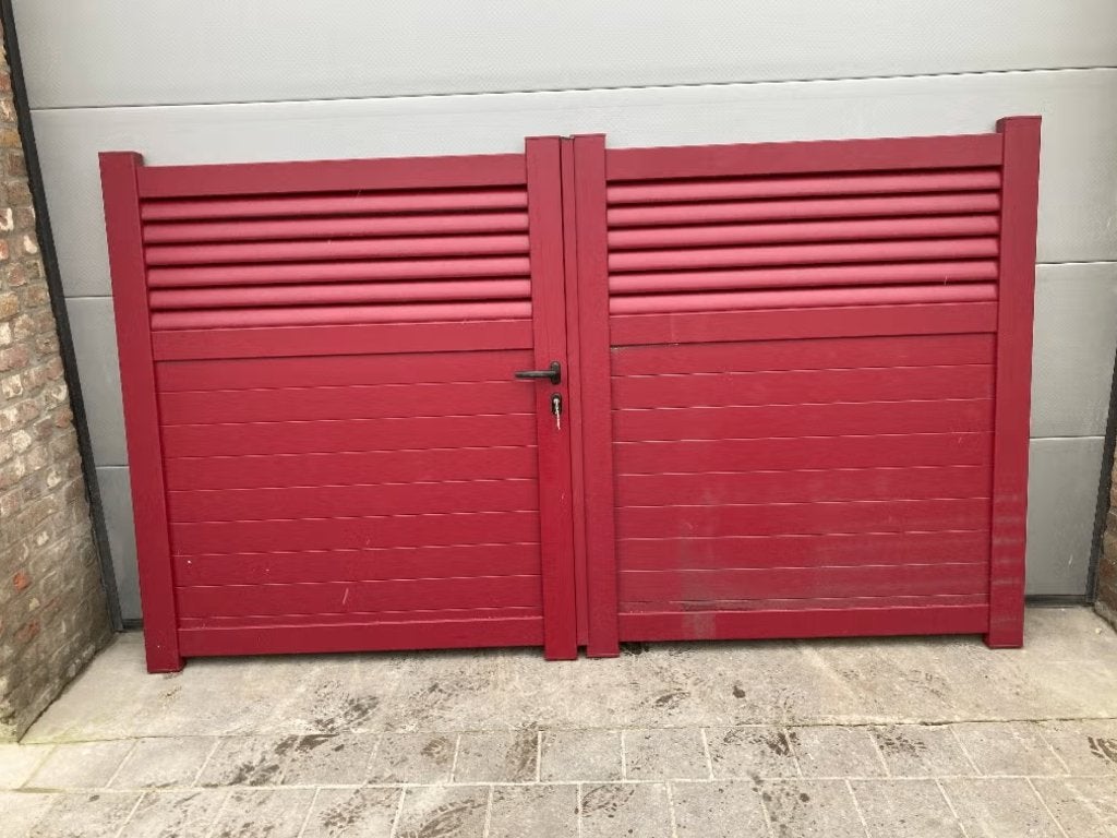 aluminium Rode Poort (265 cm breed), Tuin en Terras, Ophalen, Aluminium