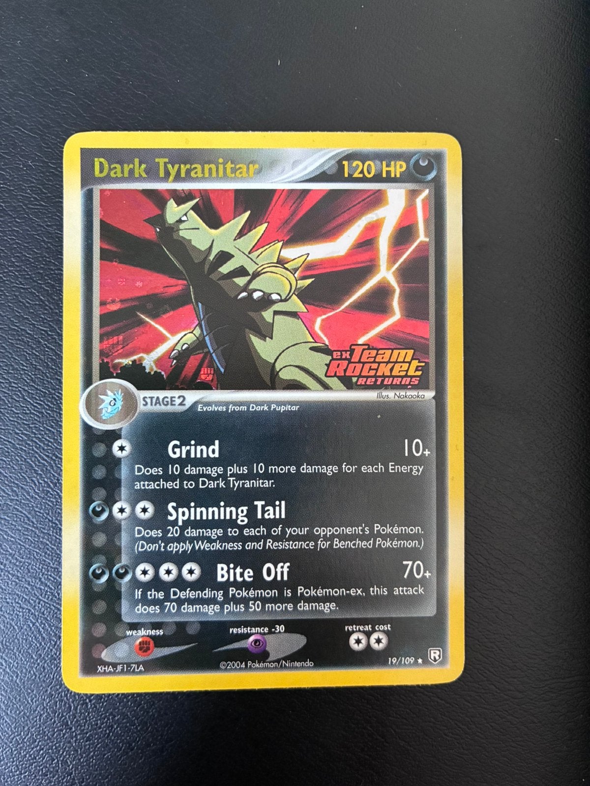 Dark tyranitar ex team rocket holo, Ophalen, Zo goed als nieuw