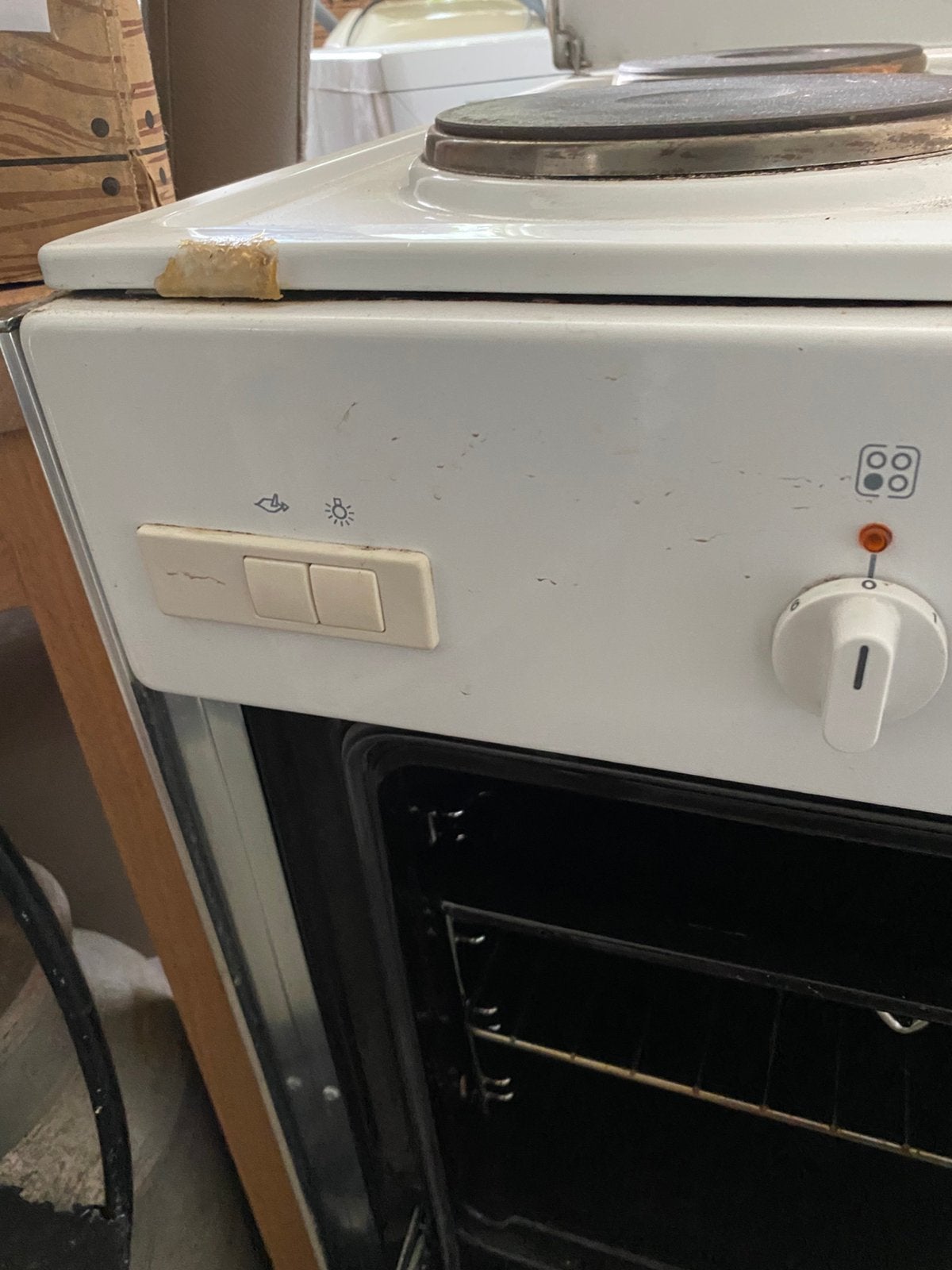 Cuisinière électrique balay avec broche, Electroménager, Cuisinières, Enlèvement ou Envoi, Gril, 4 zones de cuisson, Utilisé