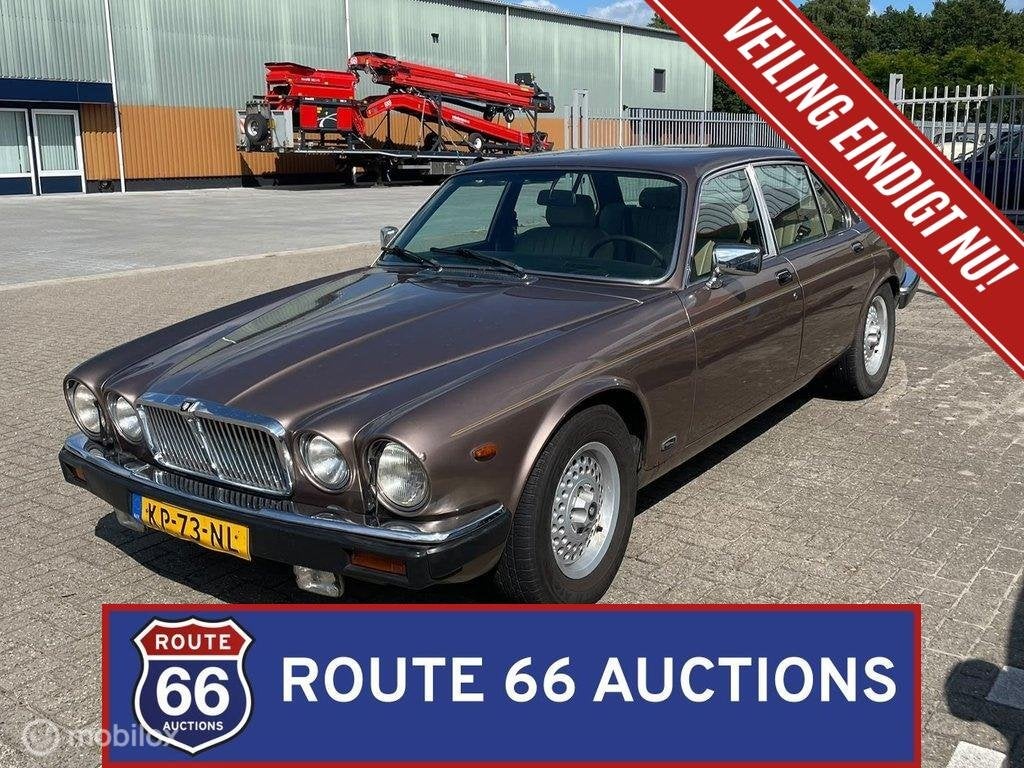 Jaguar XJ12 Series III Sovereign HE | 1984 | Route 66 Auctio, Auto's, Zwart, Bedrijf, Handgeschakeld, Overige carrosserie