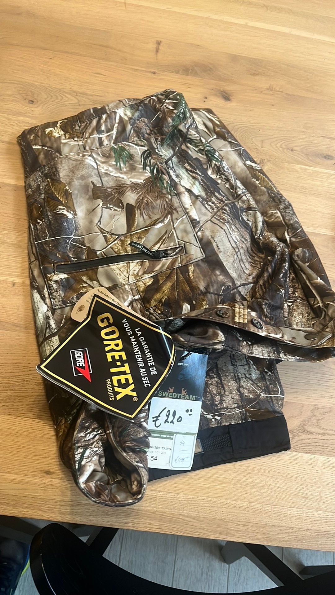 Camouflage broek, Ophalen, Nieuw
