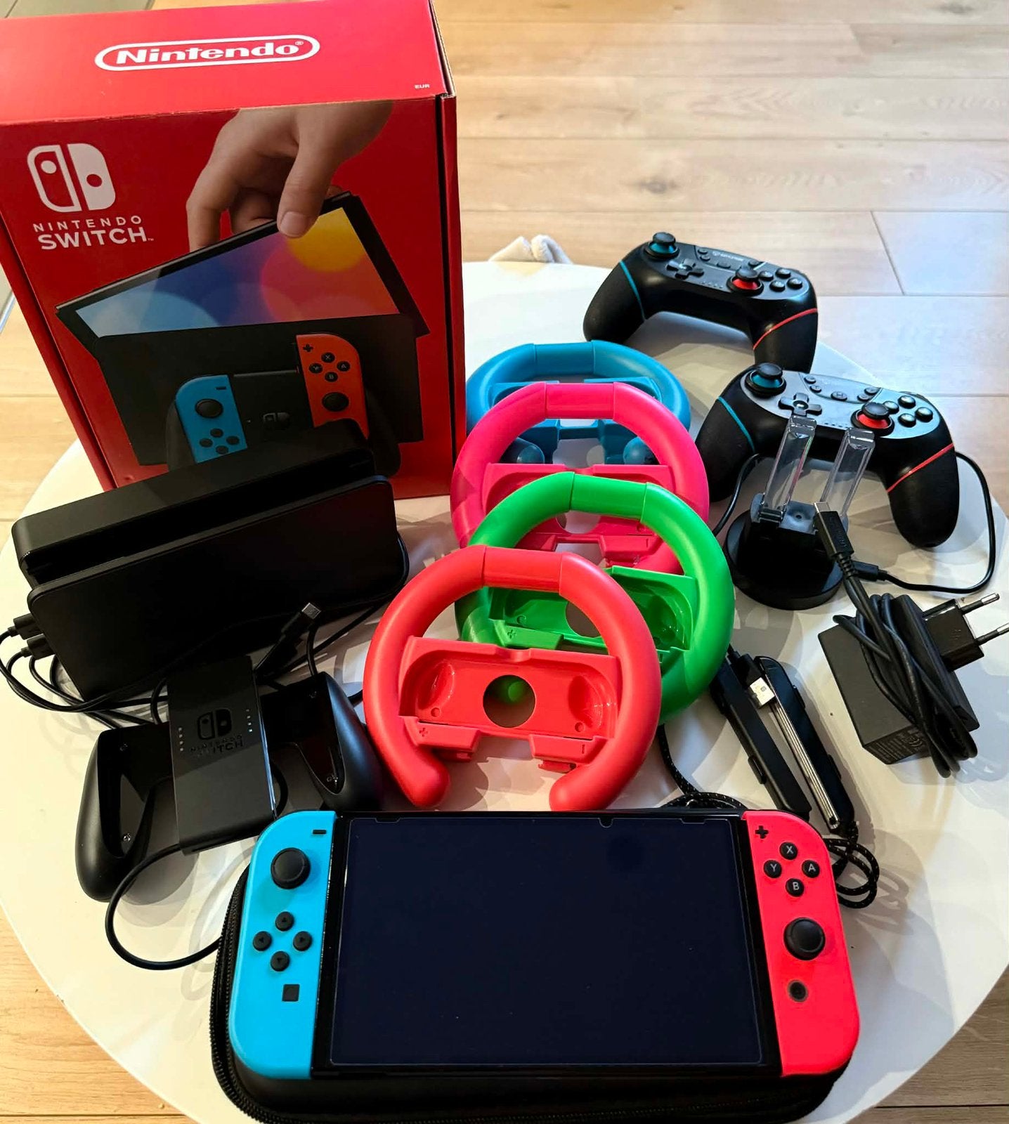Nintendo Switch Oled, Games en Spelcomputers, Spelcomputers | Nintendo Switch, Ophalen, Zo goed als nieuw, Switch OLED