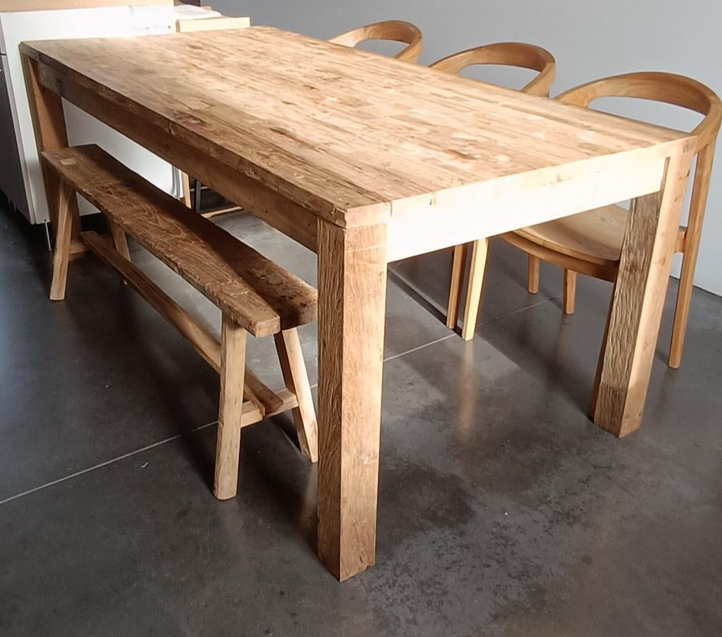 Table en teck massif, Maison & Meubles, Enlèvement, Teck