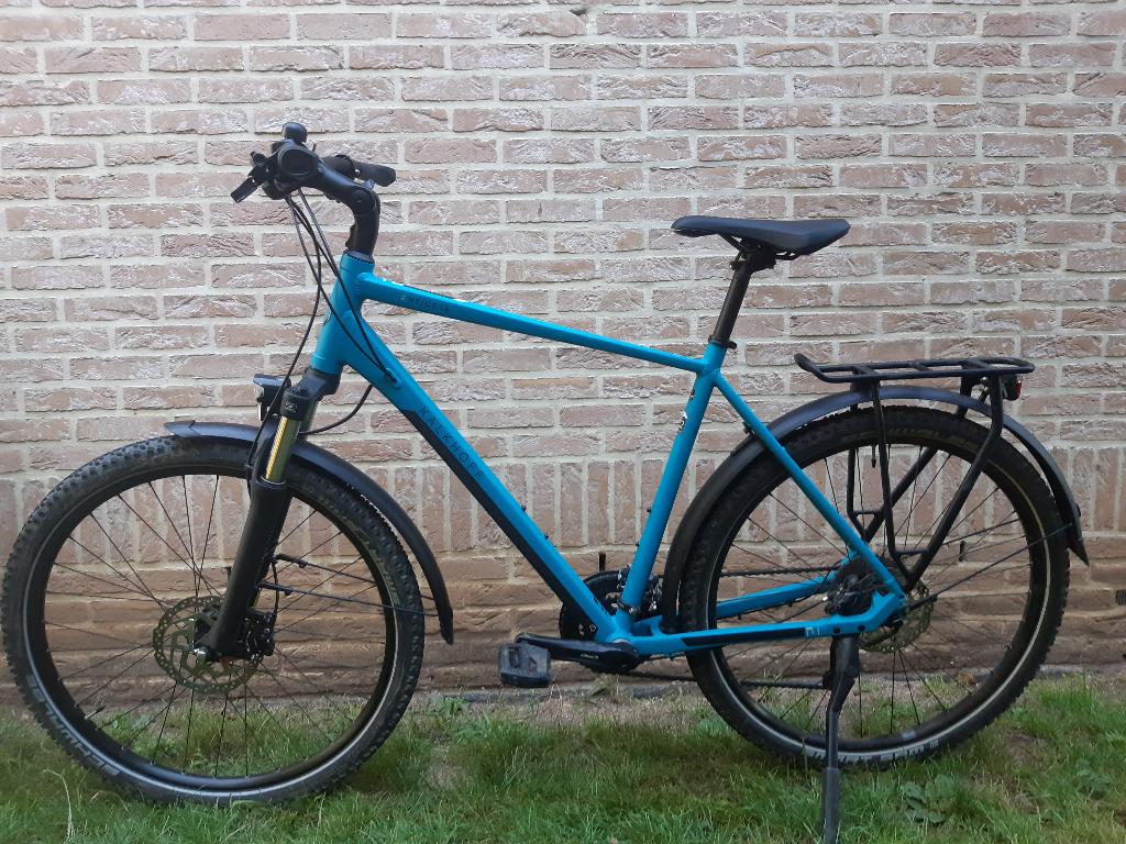 Robuuste Sportieve Herenfiets, Kalkhoff Entice 18, Maat L 55, Versnellingen, Zo goed als nieuw, Schijfrem, 53 tot 57 cm