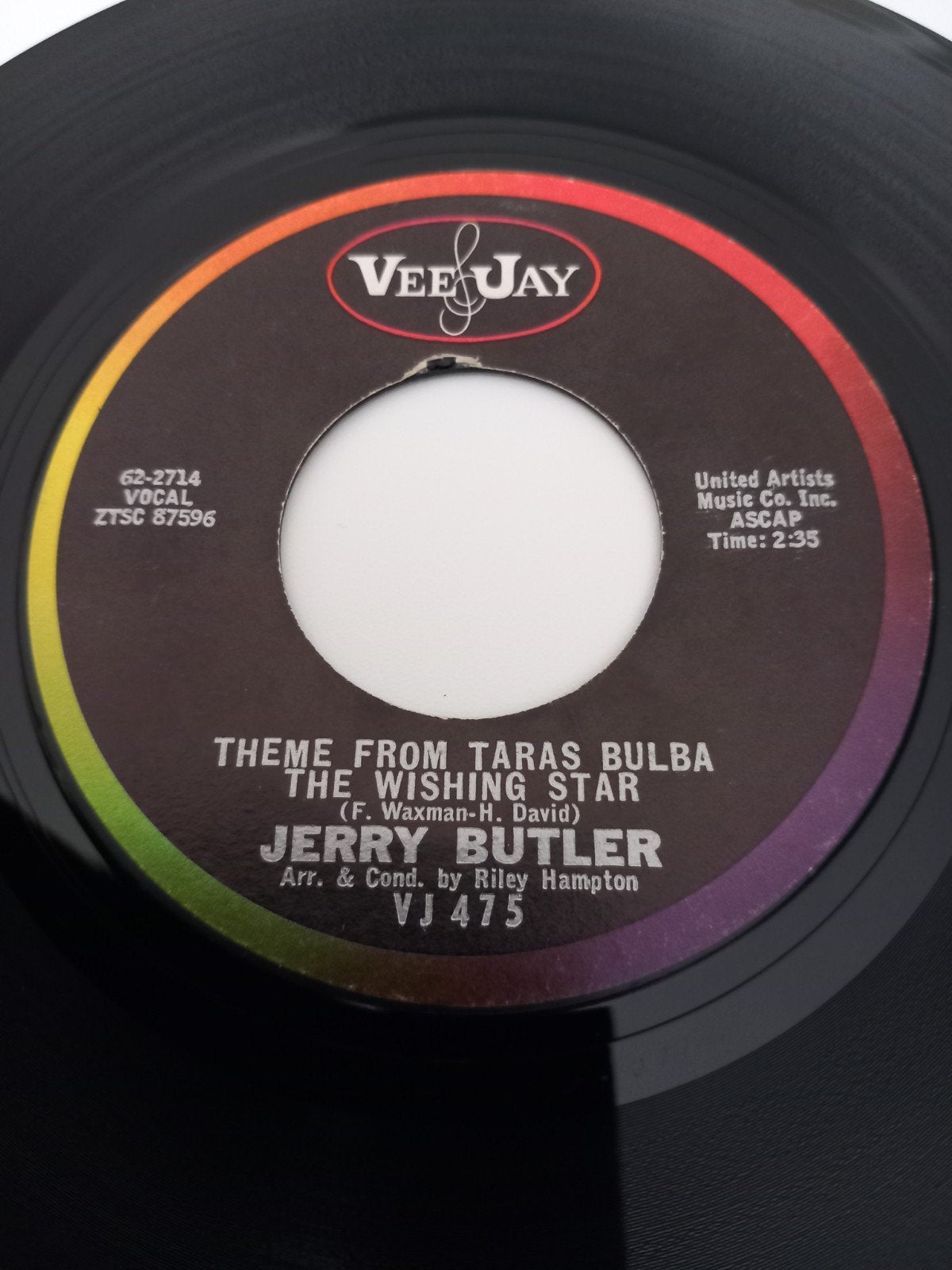 JERRY BUTLER. THE WISHING STAR. 45T, Ophalen of Verzenden