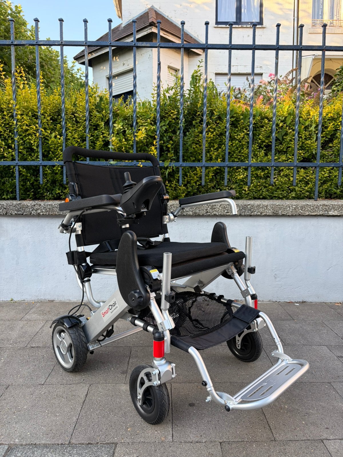 Fauteuil roulant électrique pliable Smart Chair XL état neuf, Enlèvement ou Envoi, Pliant, Comme neuf, Fauteuil roulant électrique