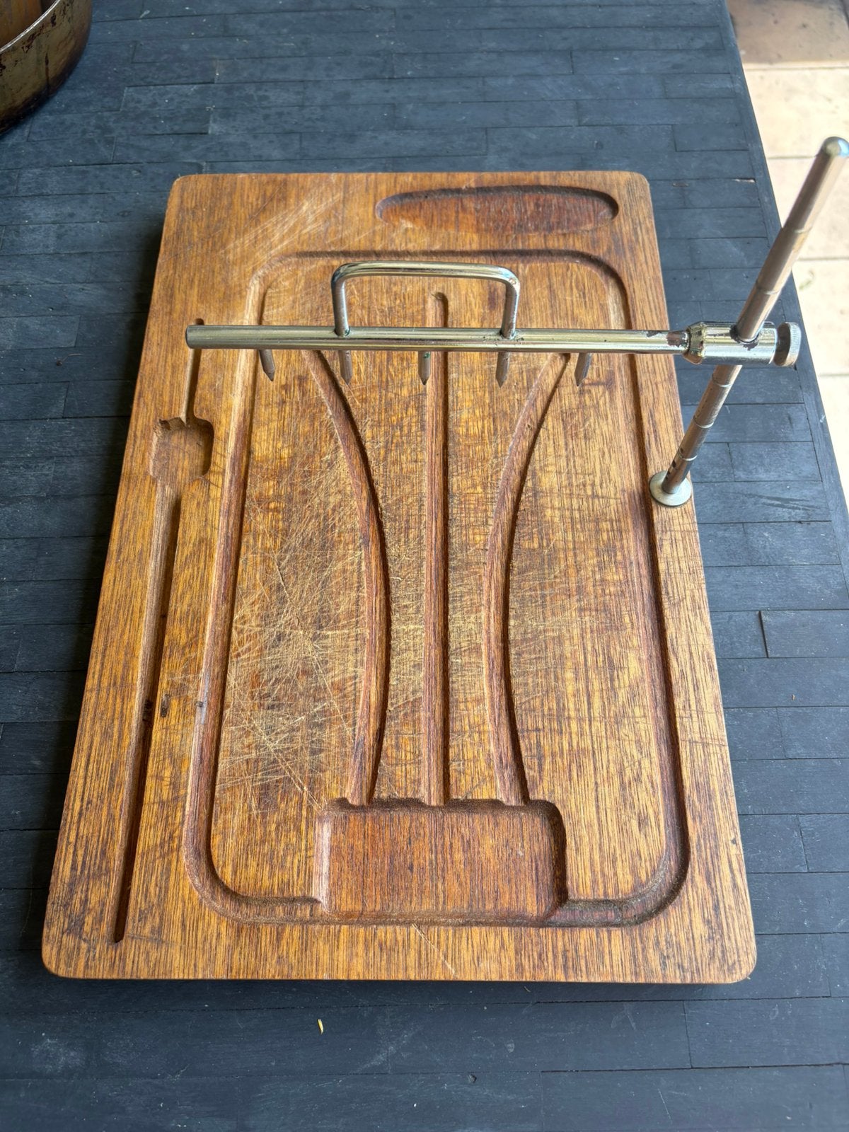 Vleessnijplank met klemsysteem, Overige typen, Ophalen, Gebruikt, Hout