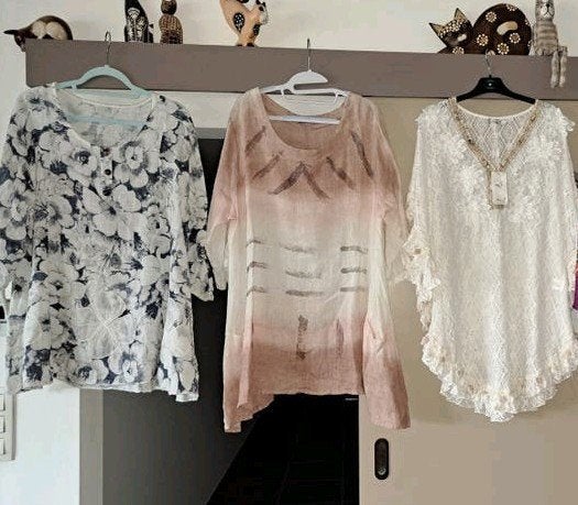 Bohemian blouses en tunieken, XL en XXL, Kleding | Dames, Ophalen of Verzenden, Nieuw, Maat 46/48 (XL) of groter, Wit