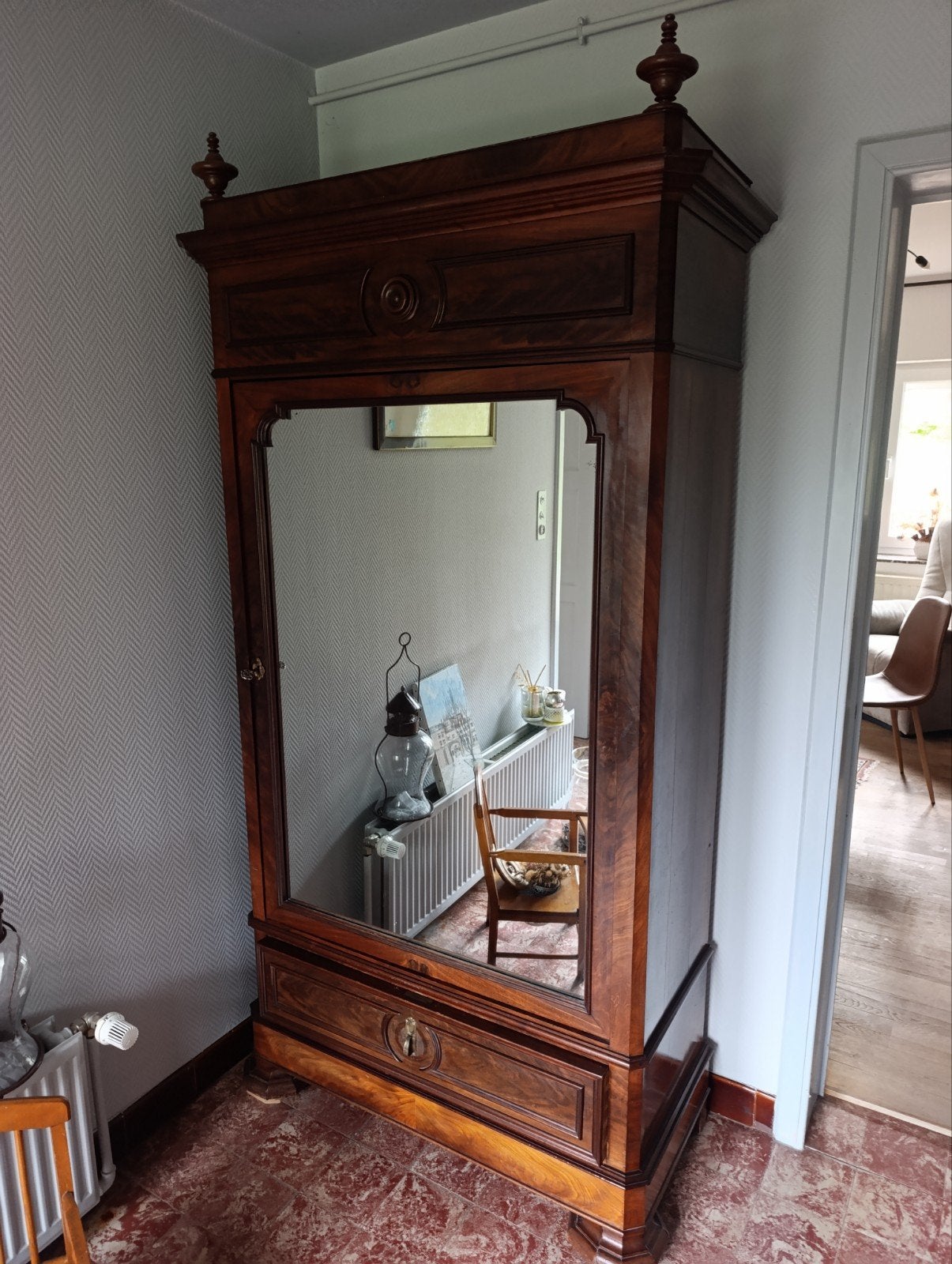 armoire miroir, Antiquités & Art, Enlèvement ou Envoi