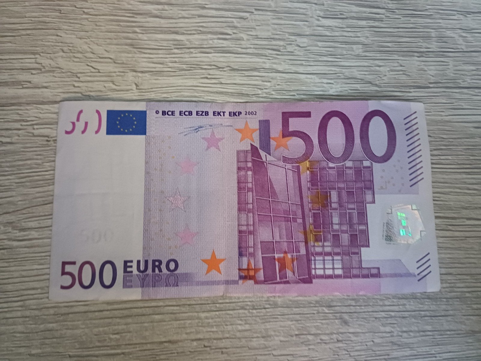 billet de 500 euro numéro Z...., Enlèvement ou Envoi