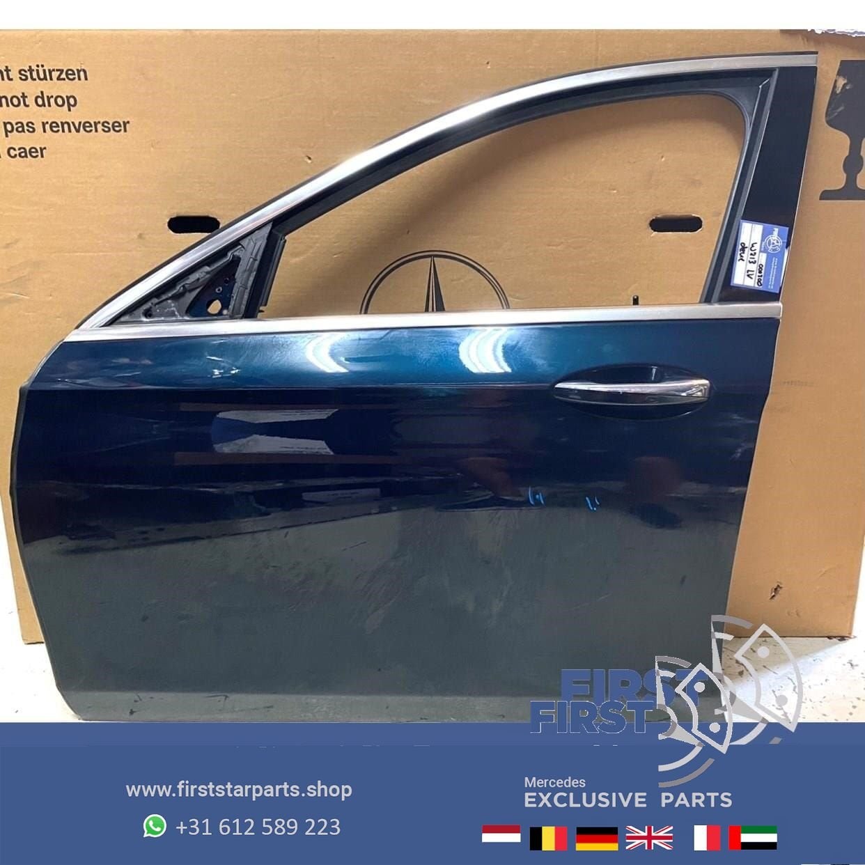 W213 deur portier compleet LINKS voor Mercedes E Klasse 2016, Utilisé, Porte, -, Enlèvement ou Envoi