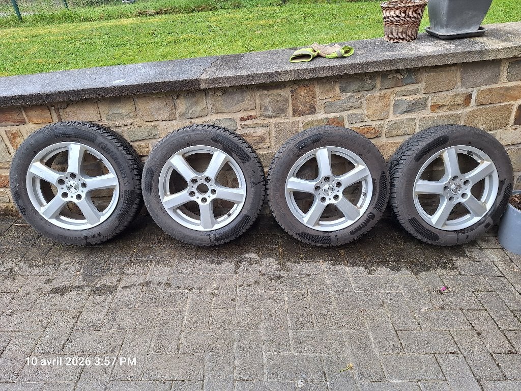Roues voitures, Auto-onderdelen, Banden en Velgen, Band(en), Winterbanden, 16 inch, Personenwagen, Gebruikt, Ophalen