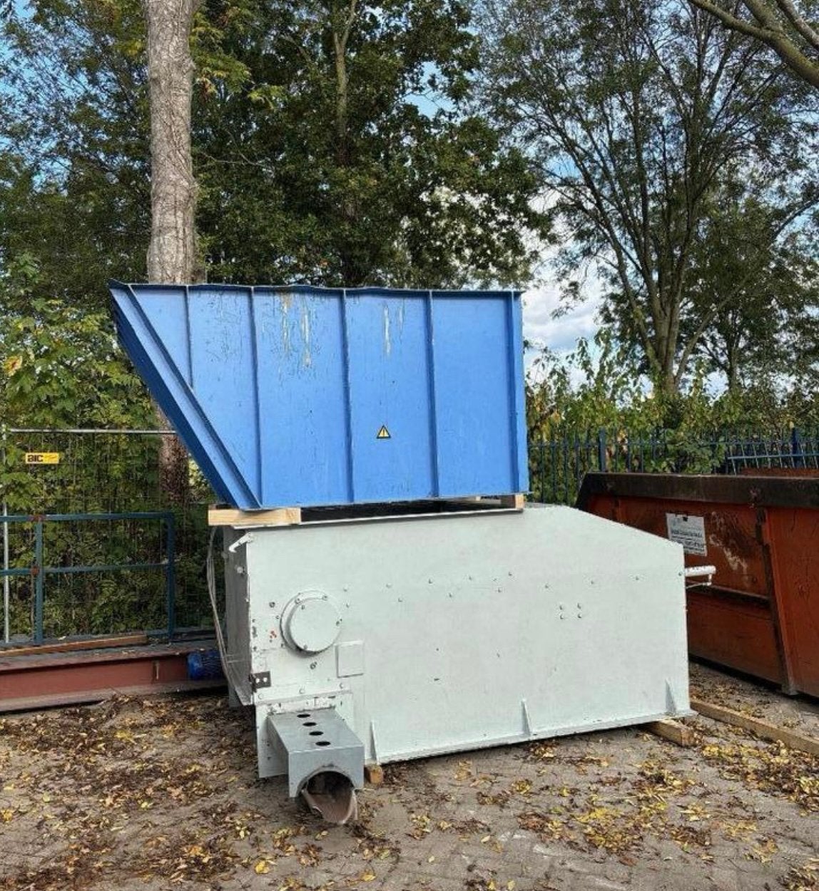 Shredder schredder vermaler palletshredder breker granulator, Enlèvement