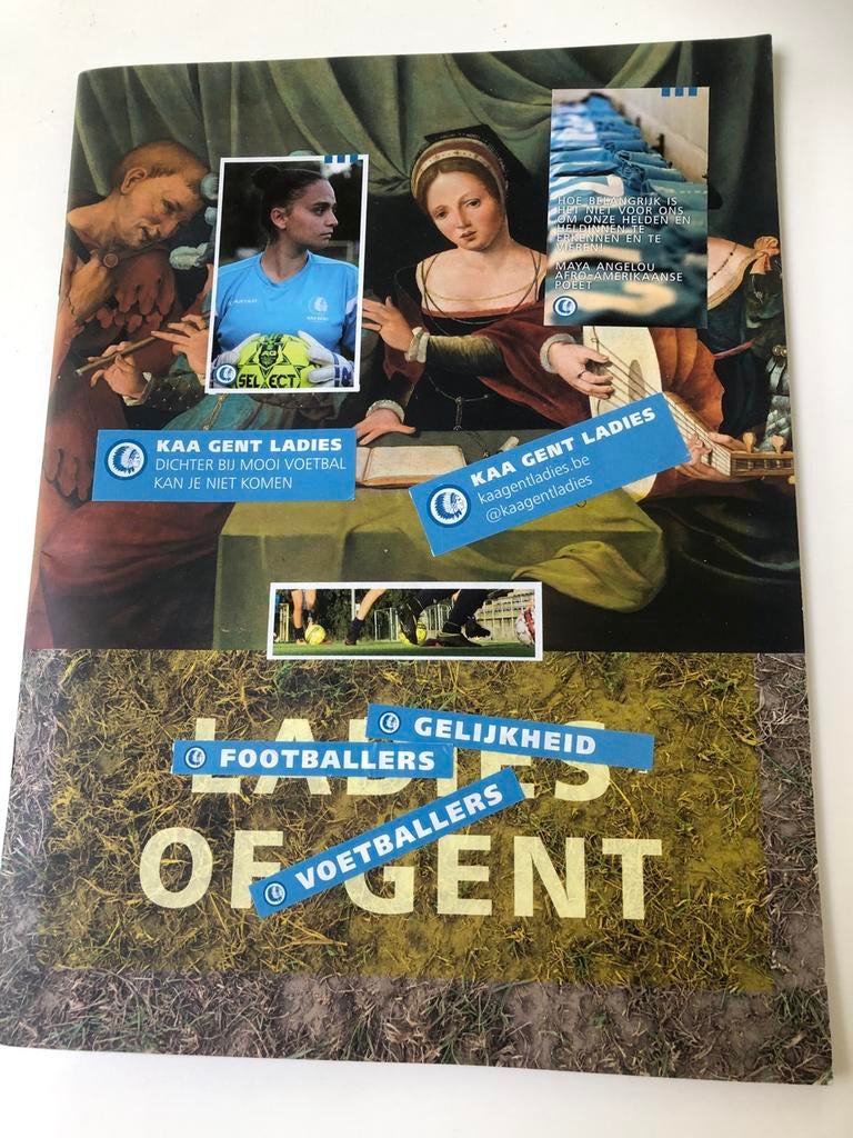 Stickerboek KAA GENT ladies, Verzamelen, Ophalen of Verzenden, Zo goed als nieuw, Boek of Tijdschrift