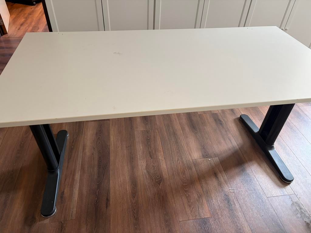 Bureau 160x80x75, Maison & Meubles, Bureaux, 160 cm, Bureau d'ordinateur, Enlèvement, Utilisé