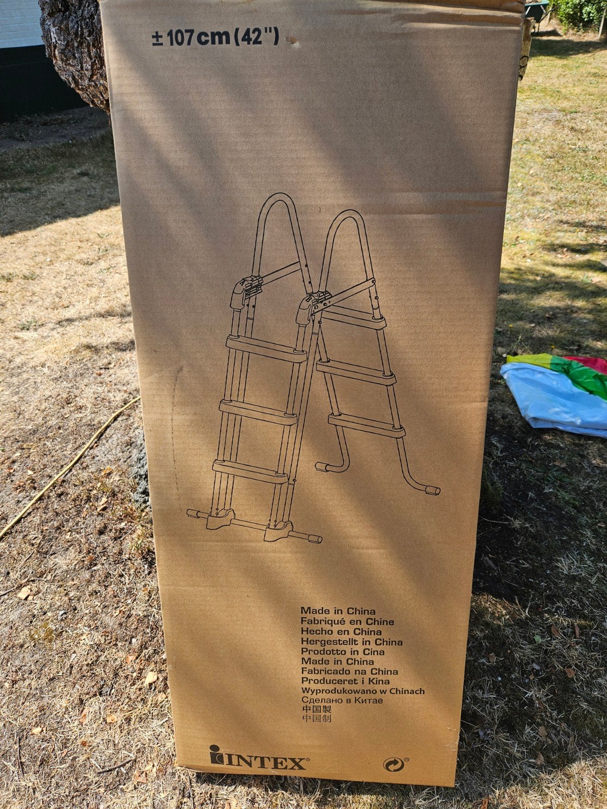 Zwembadladder Intex 107cm, Ophalen, Ladder
