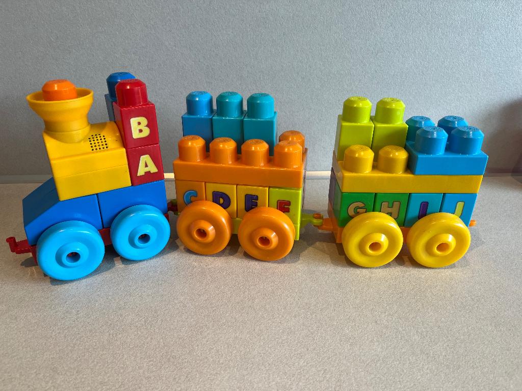 Mega Bloks ABC trein en vrachtwagen (samen of apart), Ophalen, Megabloks