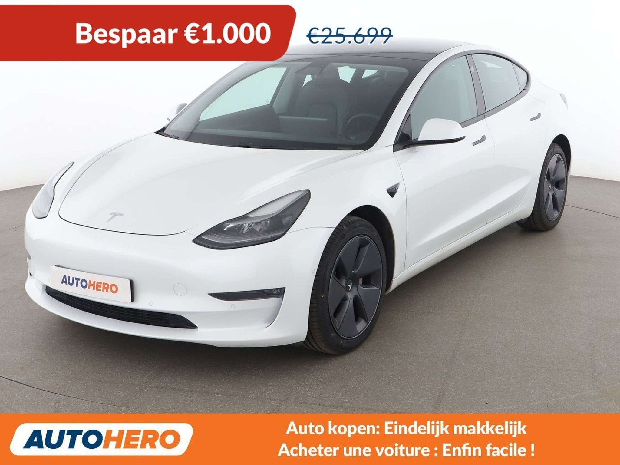 Tesla Model 3 Long Range Dual Long Range Dual AWD (bj 2021), Auto's, Tesla, Te koop, Model 3, 4x4, ABS, Airbags, Bluetooth, Boordcomputer