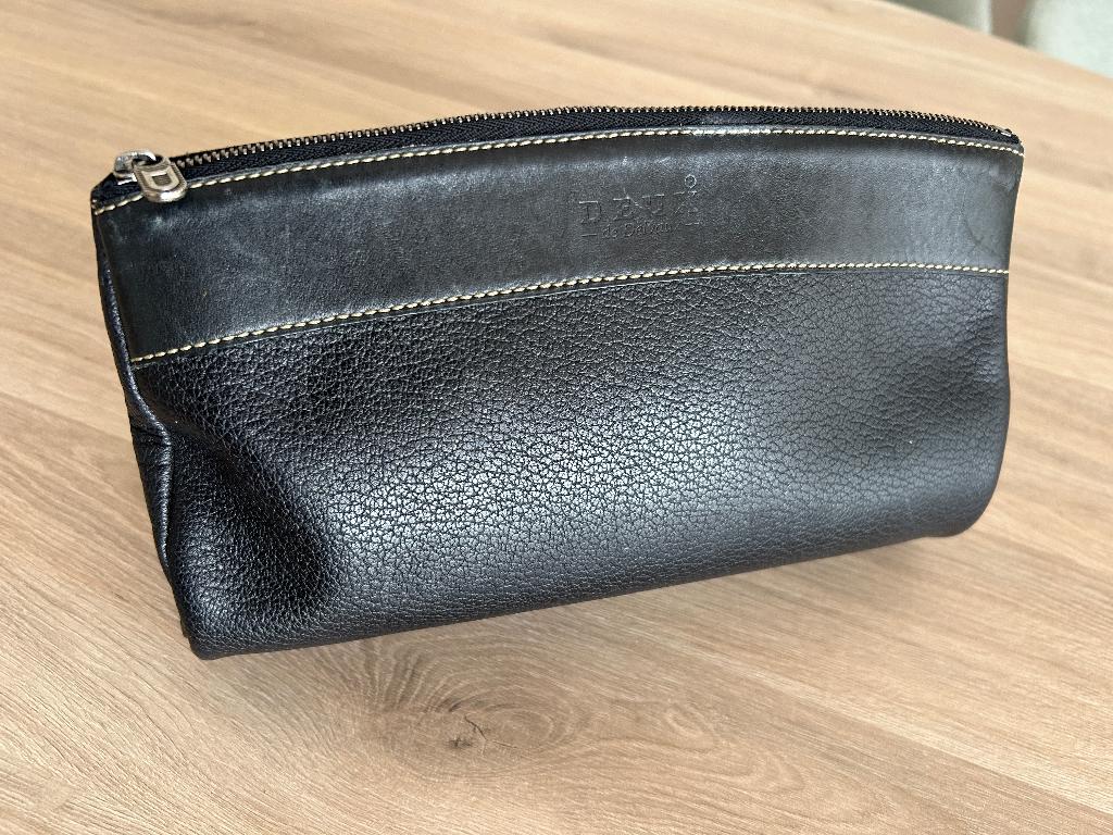 Toilettas Delvaux, Enlèvement, Utilisé, Noir, Femme