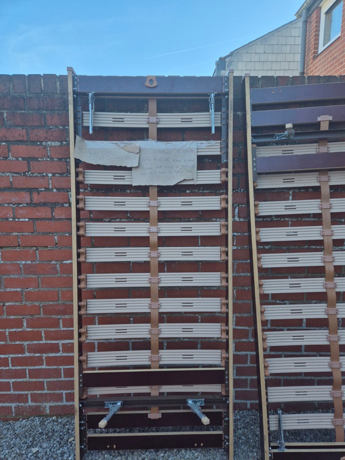 2 Sommier 80200 tête et pieds réglable, Enlèvement, Sommier