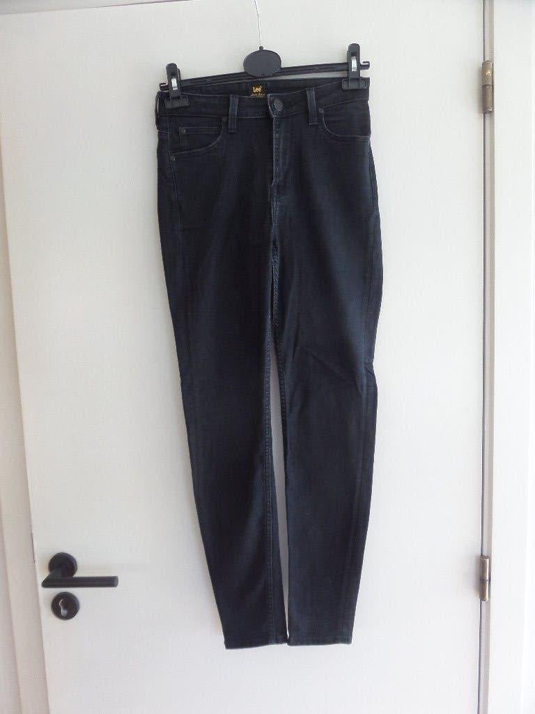 LEE Zwarte High Waist Slim Jeans, Zwart, Ophalen of Verzenden, Zo goed als nieuw, Lee