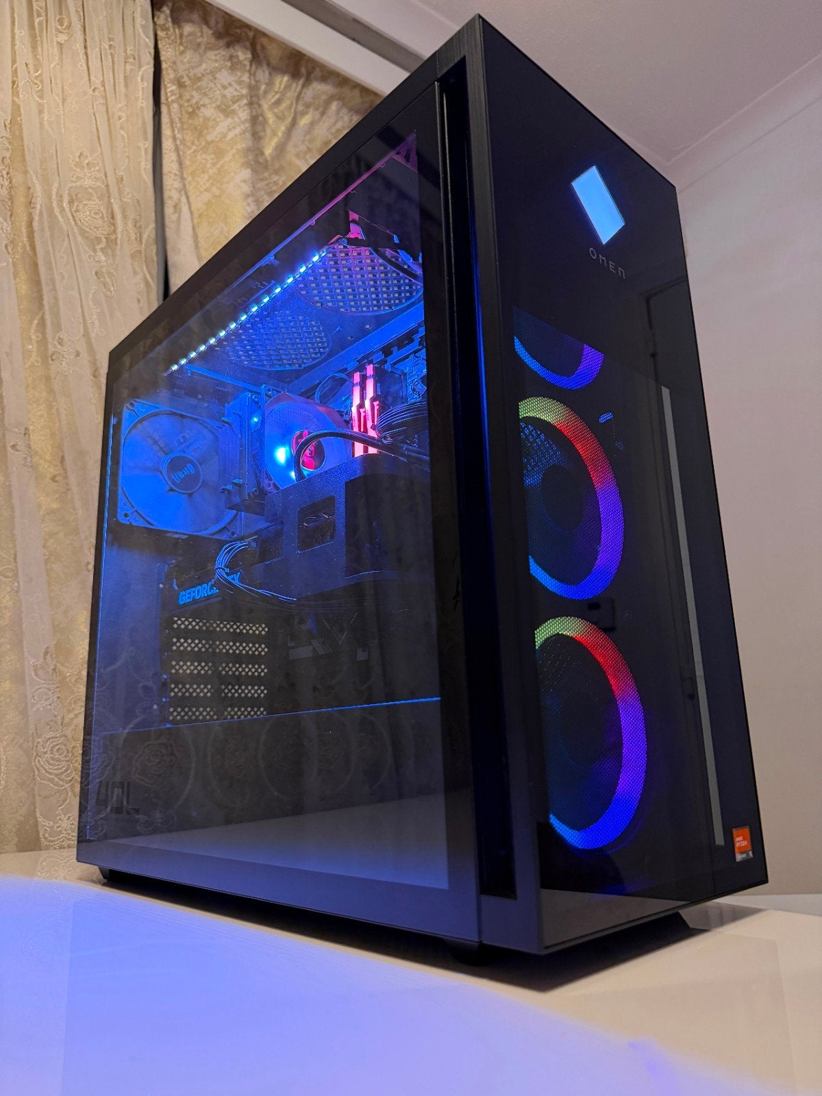 PC de jeu OMEN Ryzen 9 7900 RTX 4070 SUPER 32 Go DDR5, Informatique & Logiciels, Ordinateurs de bureau, SSD, Gaming, Enlèvement ou Envoi