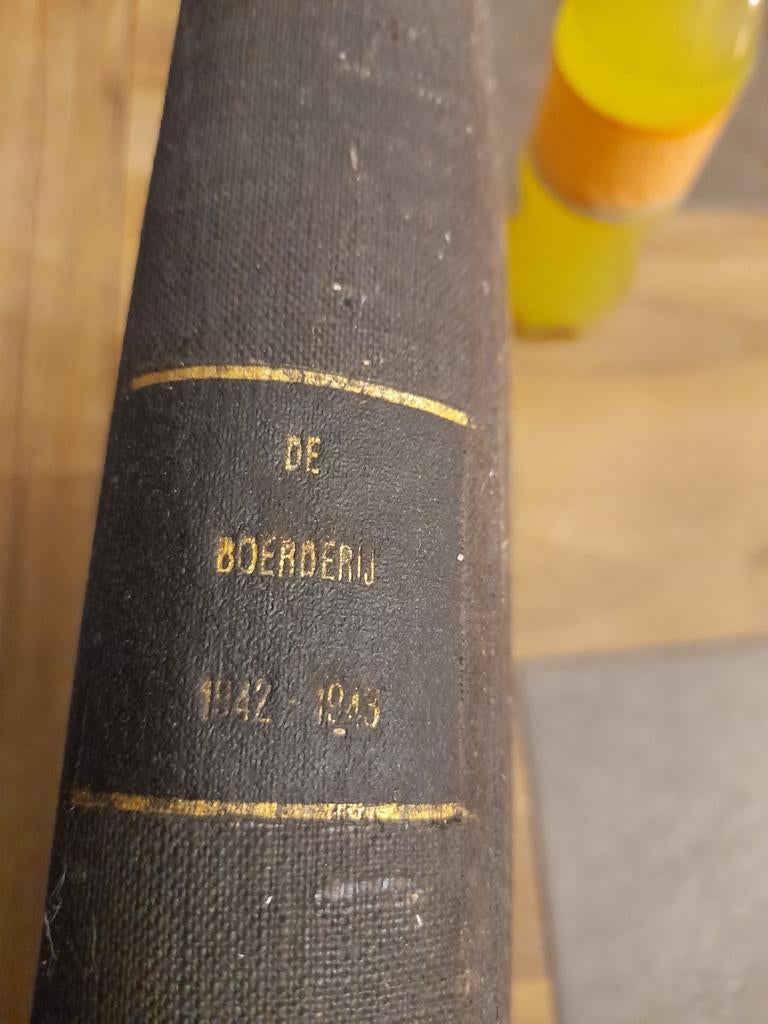 Antiek boek De boerderij 1942, Ophalen
