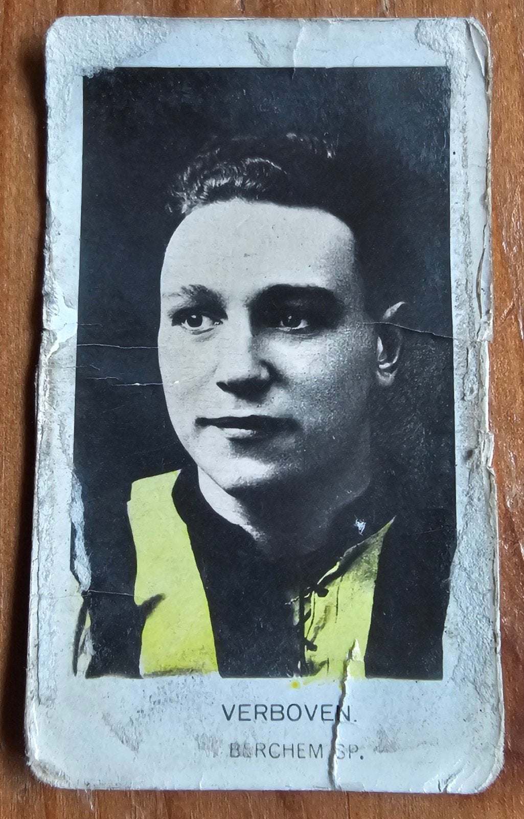1932 Verboven (pre panini) Berchem Sport Chromo Voetbal!, Enlèvement ou Envoi, Utilisé, Image