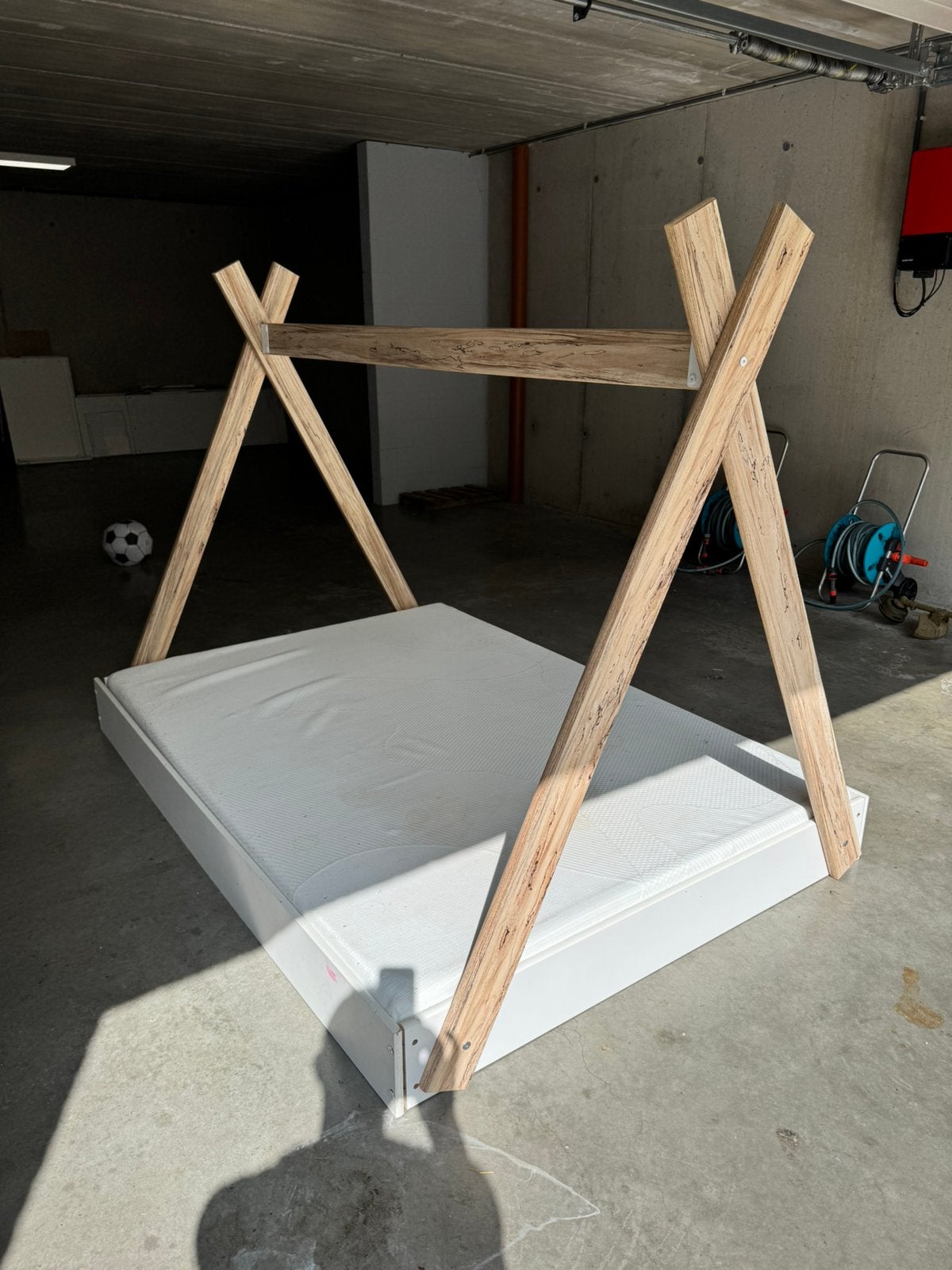 Lit, Queen size, 140 cm, Enlèvement, Utilisé